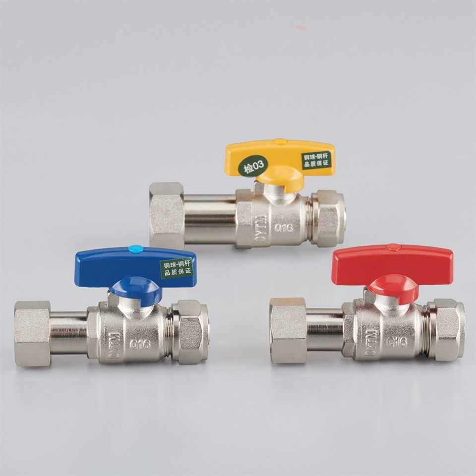 Ferrule Thread Brass Filter Ball Valve factory