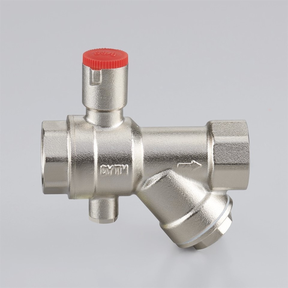 Lockable Brass Strainer Filter Ball Valve high quality