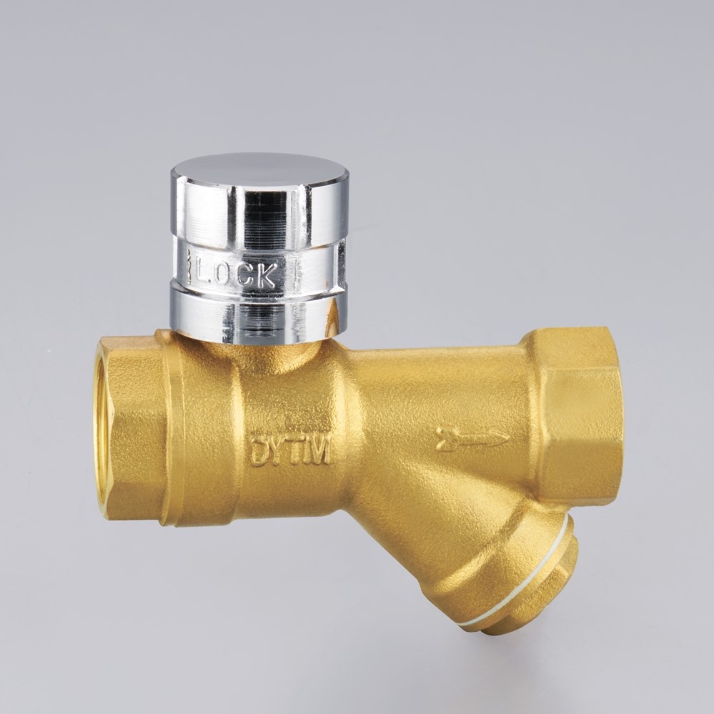 216 Lockable Brass Strainer Ball Valve 216 Lockable Brass Strainer Ball Valve