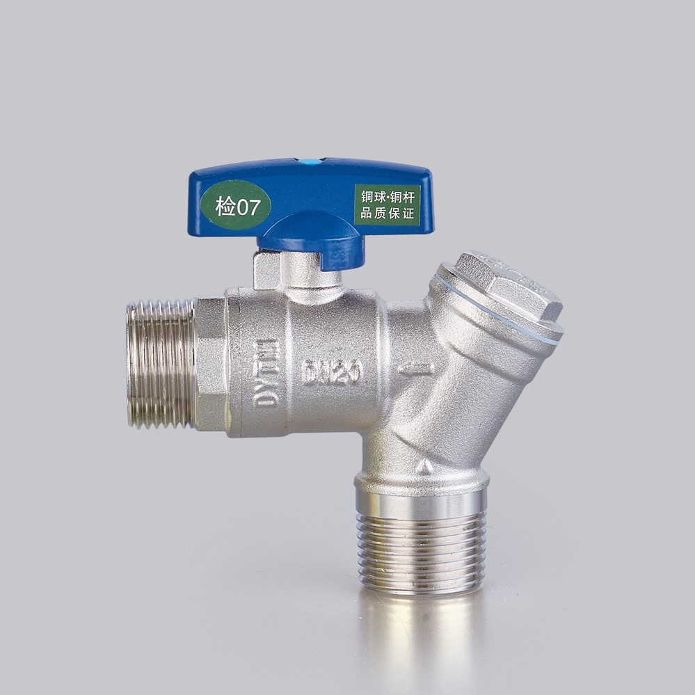 237-19 DunYun Brand Manufacturer Nickel Chrome Finish HPb 59-1 CW617 Brass Filter Angle Ball Valve for Washing Machine 237-19 DunYun Brand Manufacturer Nickel Chrome Finish HPb 59-1 CW617 Brass Filter Angle Ball Valve for Washing Machine