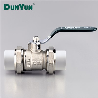 Brass Double Ppr Union Male Female Ball Valve